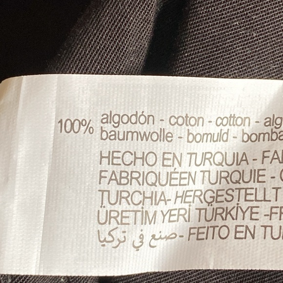 NWT . Zara Black Cotton Cargo Strapless Long Jumpsuit. Size S. - Picture 8 of 9